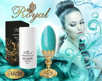Гель лак Royal Fur Effect 10ml №08