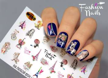 Fashion Nails Слайдер-дизайн METALLIC № 108