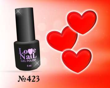 423 LOVE NAIL ГЕЛЬ ЛАК класса Premium            