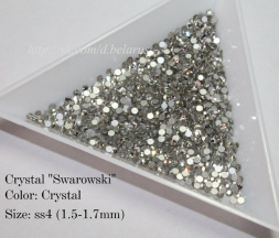 Стразы ss4 Crystal 1.5-1.7mm 100шт