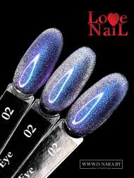.Opal Cat Eye 02 LOVE NAIL ГЕЛЬ ЛАК класса Premium     