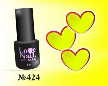 424 LOVE NAIL ГЕЛЬ ЛАК класса Premium             