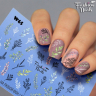 Fashion Nails Слайдер-дизайн WHITE № 65