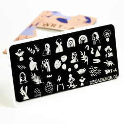 Пластина для стемпинга Decadence 05