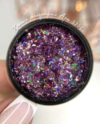 Хлопья голография светло-фиолетовый Арт.3205