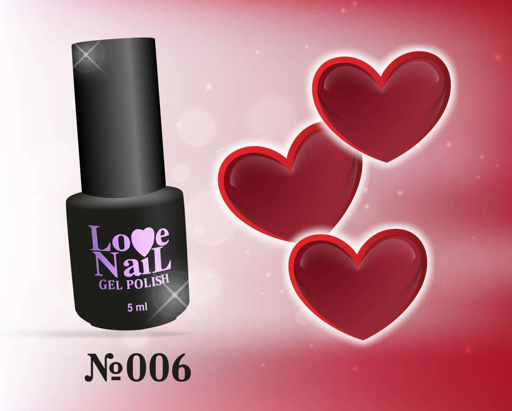 006 LOVE NAIL ГЕЛЬ ЛАК класса Premium 
