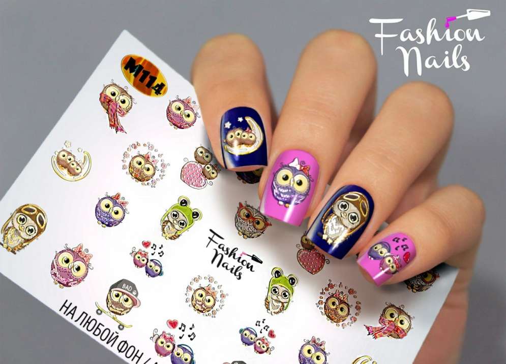 Fashion Nails Слайдер-дизайн METALLIC № 114