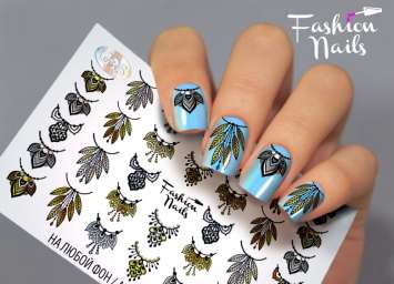 Fashion Nails Слайдер-дизайн GALAXY № 35