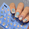 Fashion Nails Слайдер-дизайн WHITE № 66