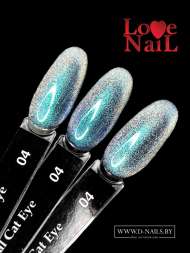 .Opal Cat Eye 04 LOVE NAIL ГЕЛЬ ЛАК класса Premium       