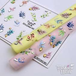Fashion Nails Слайдер-дизайн 3D CRYSTAL № 49