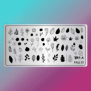 Пластина для стемпинга Fall 01