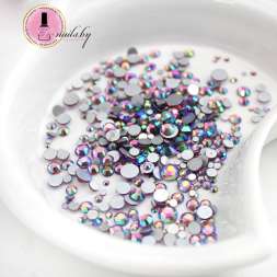 Стразы LIGHT AMETHYST AB MIX SIZE 100 шт   