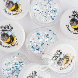 1346 Шестигранники микс "Диско соты" 