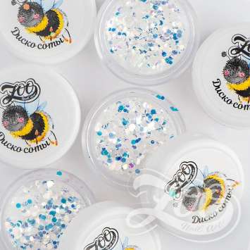 1346 Шестигранники микс "Диско соты" 