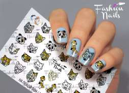 Fashion Nails Слайдер-дизайн GALAXY № 47