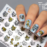 Fashion Nails Слайдер-дизайн GALAXY № 47