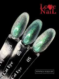 .Opal Cat Eye 05 LOVE NAIL ГЕЛЬ ЛАК класса Premium        