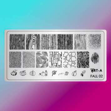 Пластина для стемпинга Fall 02