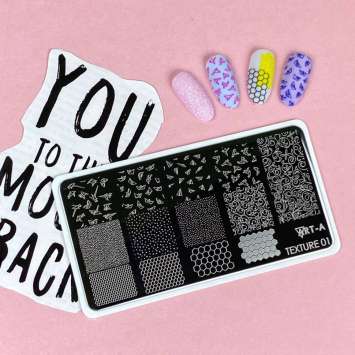 Пластина для стемпинга Texture 01