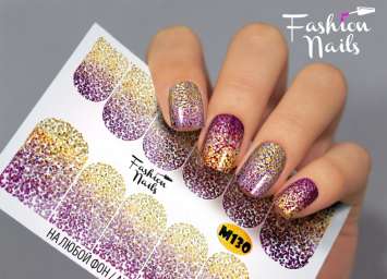 Fashion Nails Слайдер-дизайн METALLIC № 130