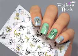 Fashion Nails Слайдер-дизайн GALAXY № 49