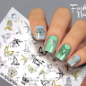 Fashion Nails Слайдер-дизайн GALAXY № 49