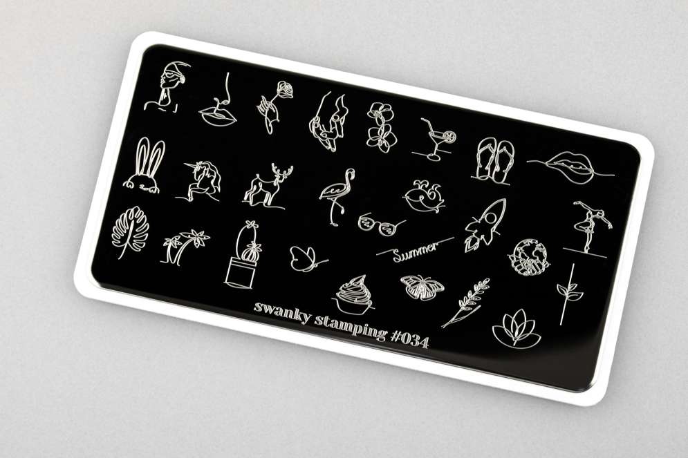 Пластина для стемпинга Swanky Stamping 34