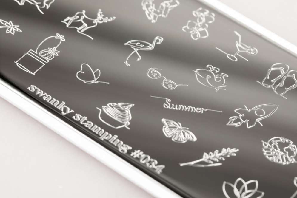 Пластина для стемпинга Swanky Stamping 34