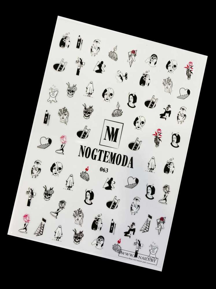 Наклейки Nogtemoda № 063
