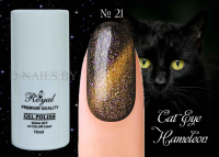 Гель лак ROYAL CAT EYE HAMELEON 10 ml №21