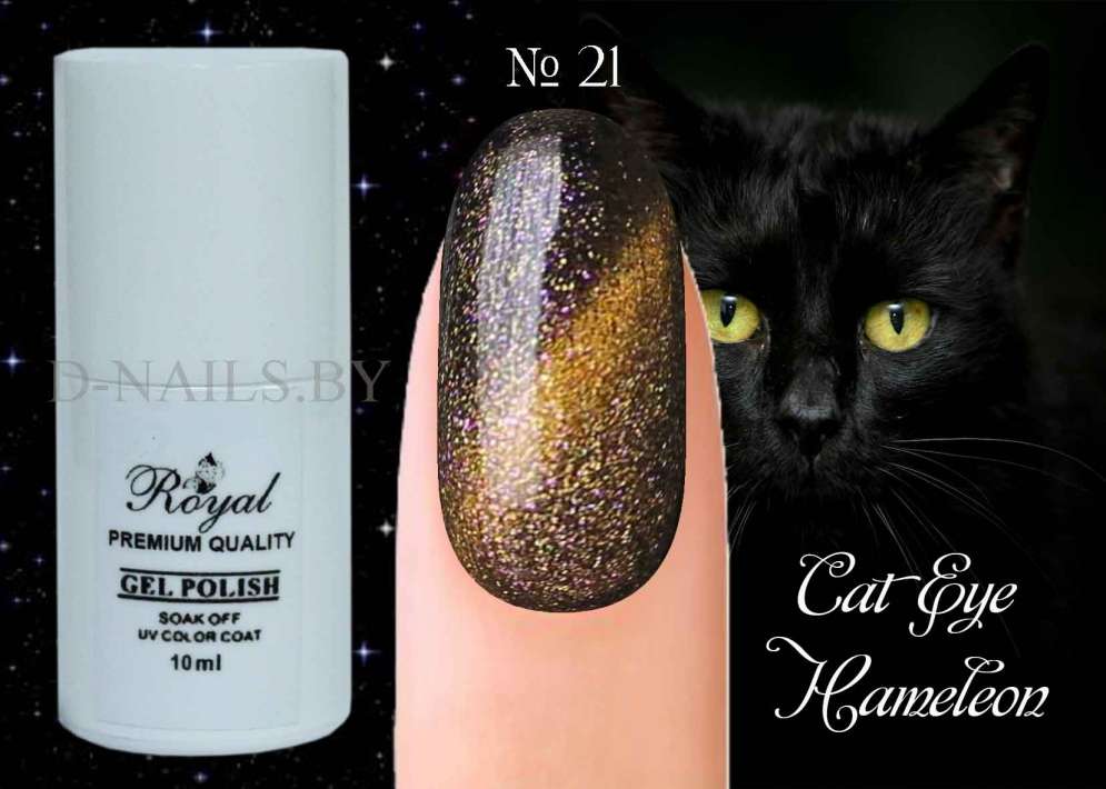 Гель лак ROYAL CAT EYE HAMELEON 10 ml №21