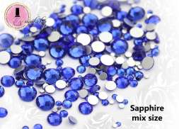 Стразы Sapphire MIX SIZE 100 шт