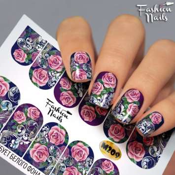 Fashion Nails Слайдер-дизайн METALLIC № 209
