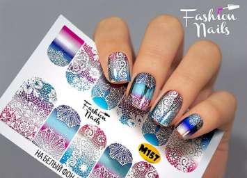 Fashion Nails Слайдер-дизайн METALLIC № 157