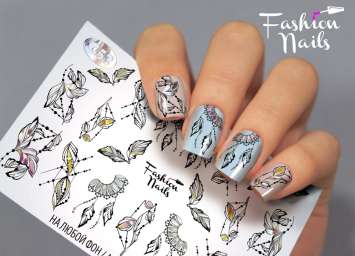 Fashion Nails Слайдер-дизайн GALAXY № 53