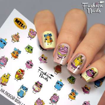Fashion Nails Слайдер-дизайн METALLIC № 214