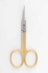 Ножницы для кутикулы Silver Star НСС-5 HG (23мм) ручной заточки узкие, загнутые серия Classic  