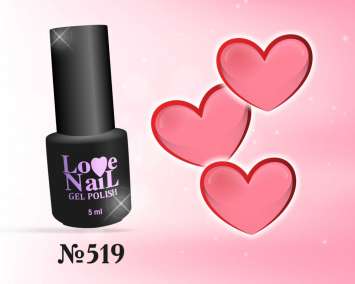 519 LOVE NAIL ГЕЛЬ ЛАК класса Premium           