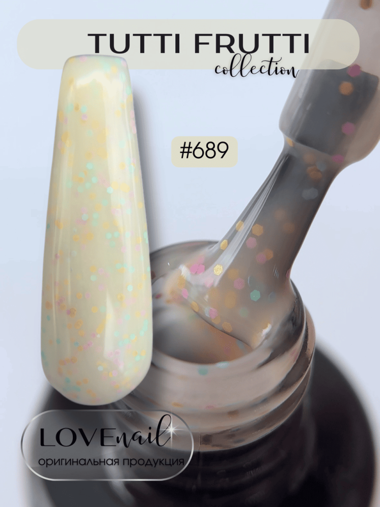 689 LOVE NAIL ГЕЛЬ ЛАК класса Premium             