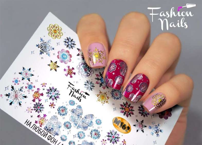 Fashion Nails Слайдер-дизайн METALLIC № 162