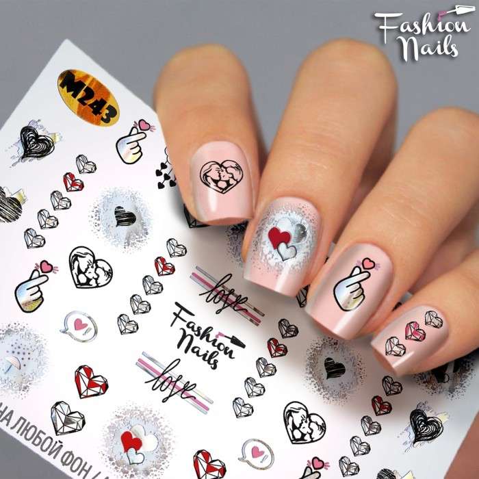 Fashion Nails Слайдер-дизайн METALLIC № 243