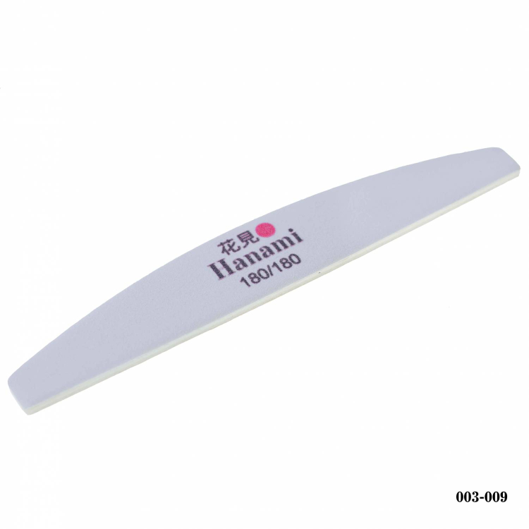 Пилка банан Hanami 180/180 гритт белая