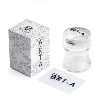 Штамп прозрачный, силиконовый 3,9 см. +скрапер   