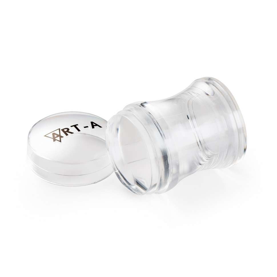 Штамп прозрачный, силиконовый 3,9 см. +скрапер   