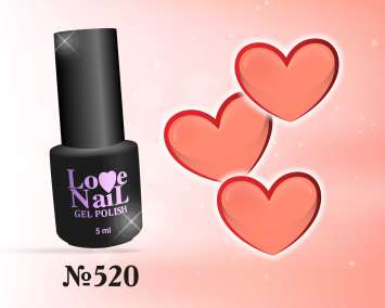 520 LOVE NAIL ГЕЛЬ ЛАК класса Premium     