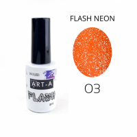 Светоотражающий гель-лак Art-A серия Flash Neon 003, 8ml  