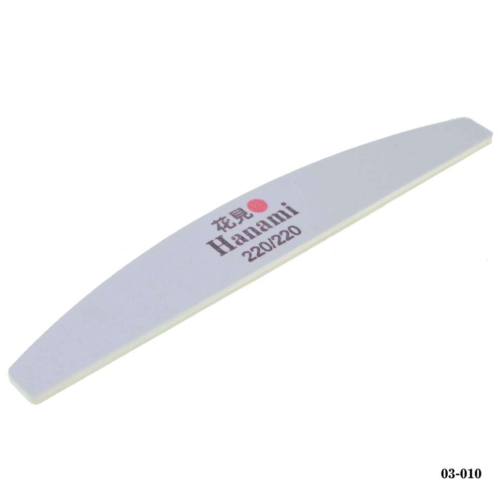 Пилка банан Hanami 220/220 гритт белая