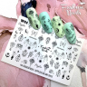 Fashion Nails Слайдер-дизайн WHITE № 84