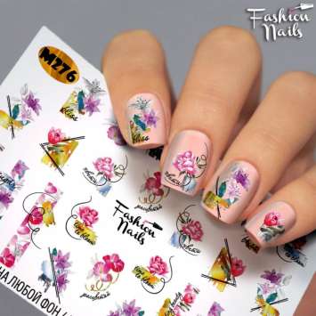 Fashion Nails Слайдер-дизайн METALLIC № 276